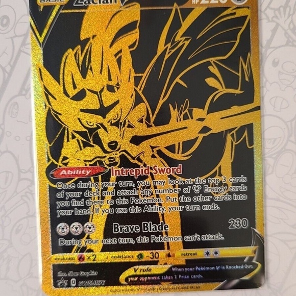 Zacian V swsh076 Pokmon TCG Ultra Rare